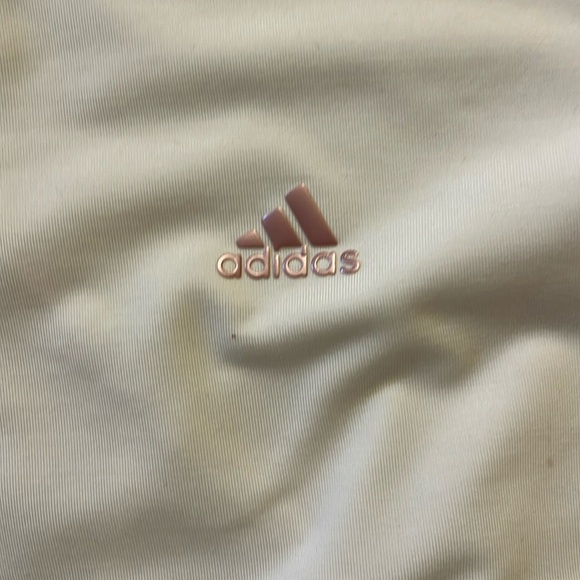 Adidas Women’s Climacool Shirt XL White Pink - Picture 3 of 6